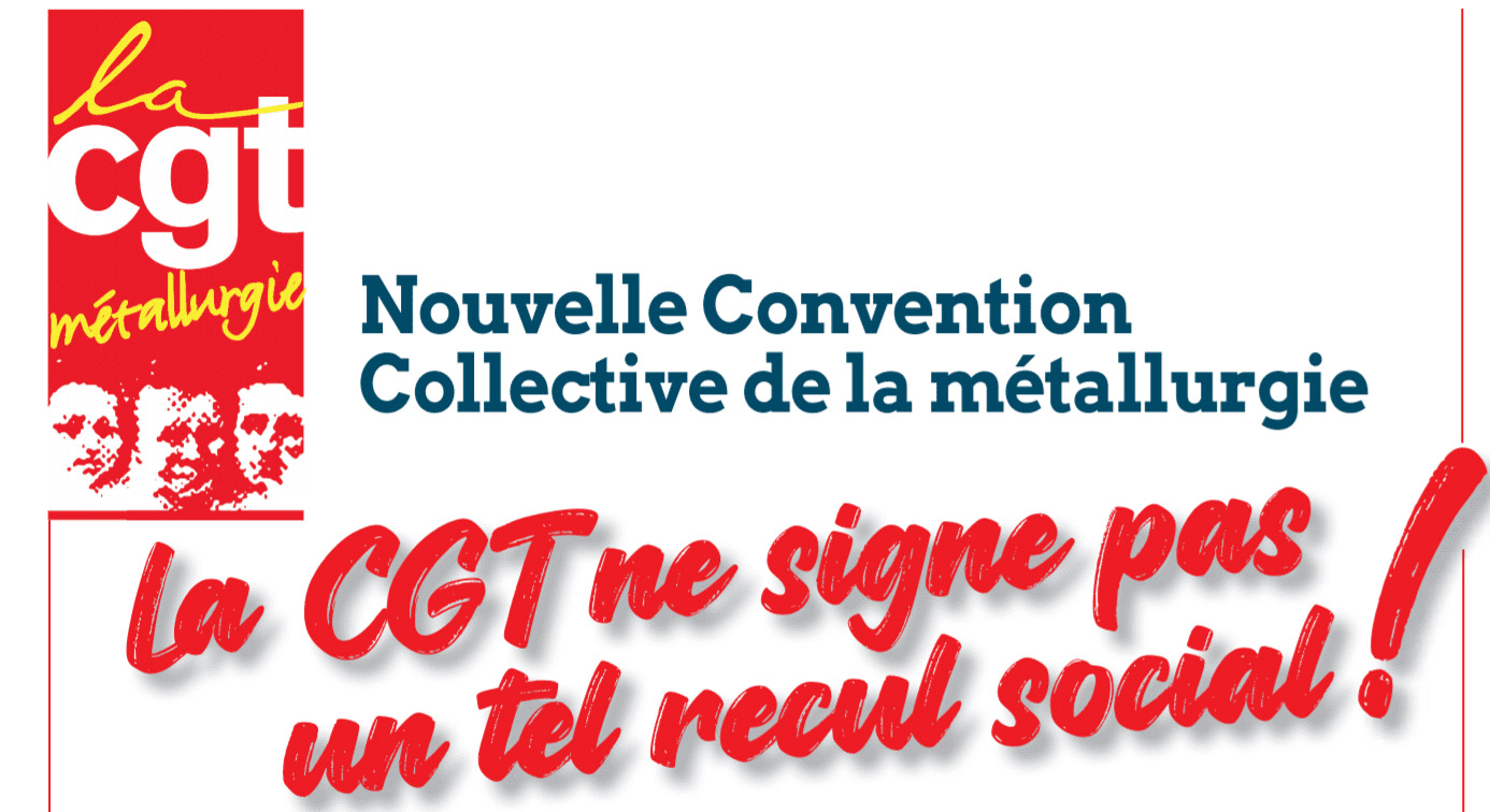 Nouvelle convention collective de la méatllurgie